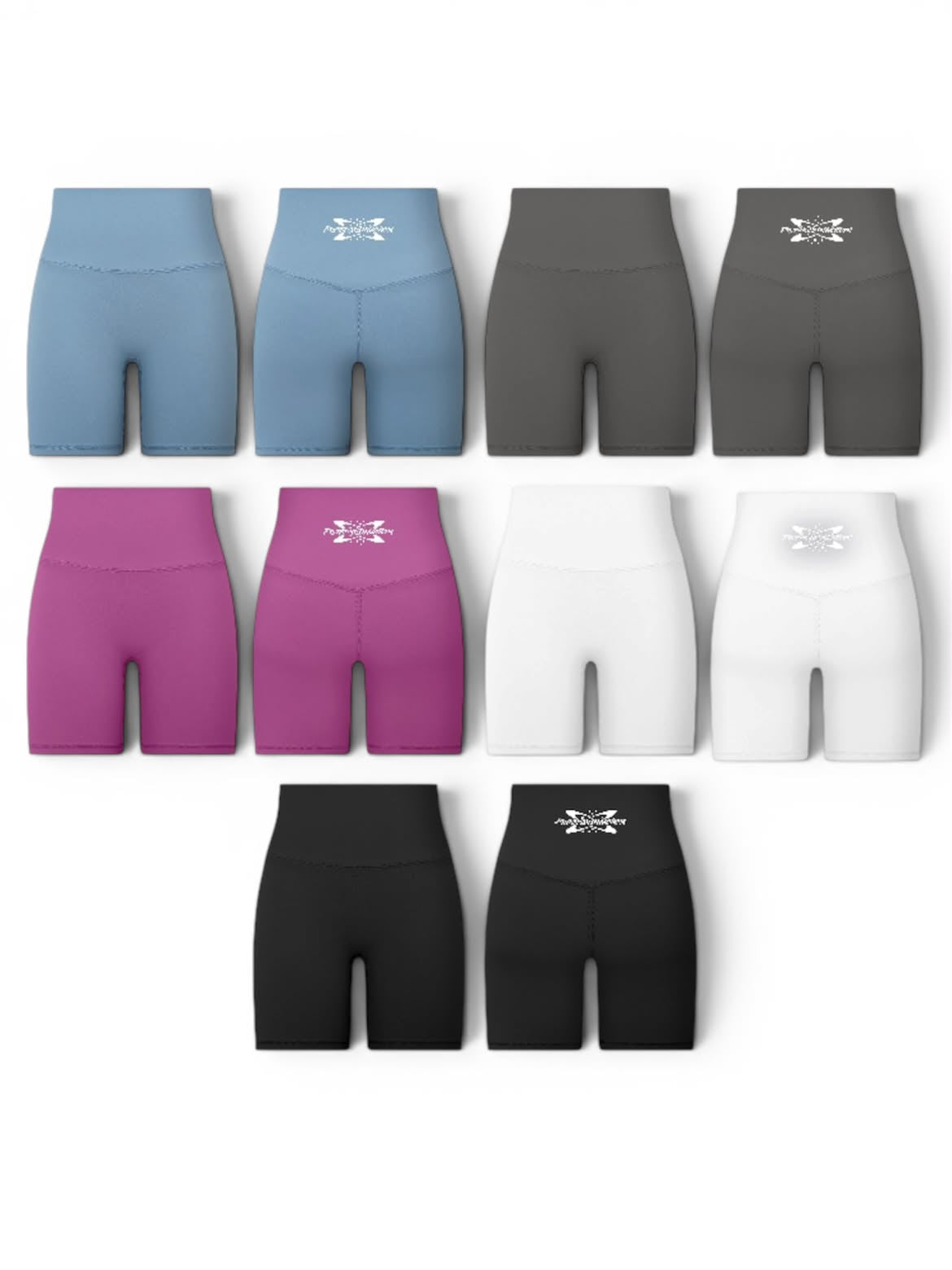 ProsperInMotion Women's High-Waisted Biker Shorts
