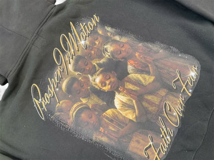 ProsperInMotion - Faith Over Fear Distressed Hoodie